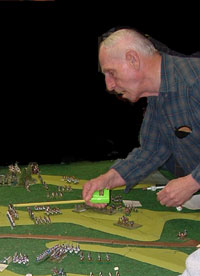 Leo Cronin pushing 15mm Napoleonics